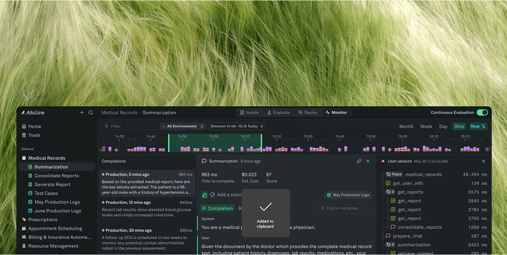 Adaline - $1MM in API credits banner